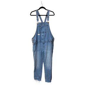 Isabel maternity overalls denim preowned size 10